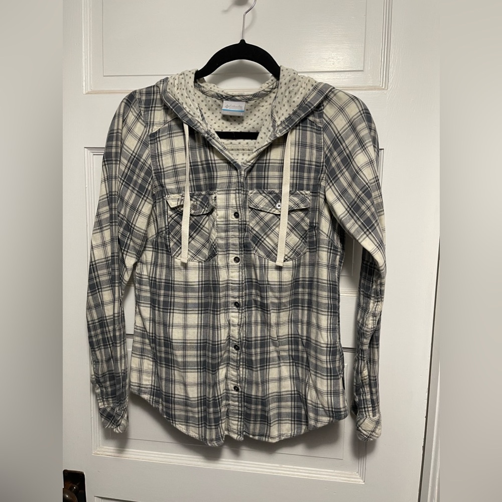Women’s Columbia Hooded Flannel
